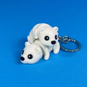 Kutup Ayısı Tasarımlı Anahtarlık