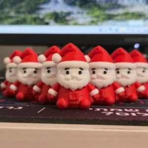 Noel Baba Tasarımlı Anahtarlık