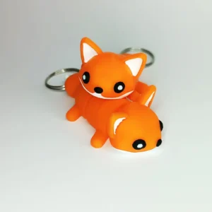 Tilki Tasarımlı Anahtarlık