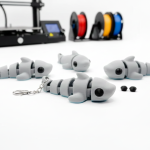 Köpek Balığı Tasarımlı Anahtarlık